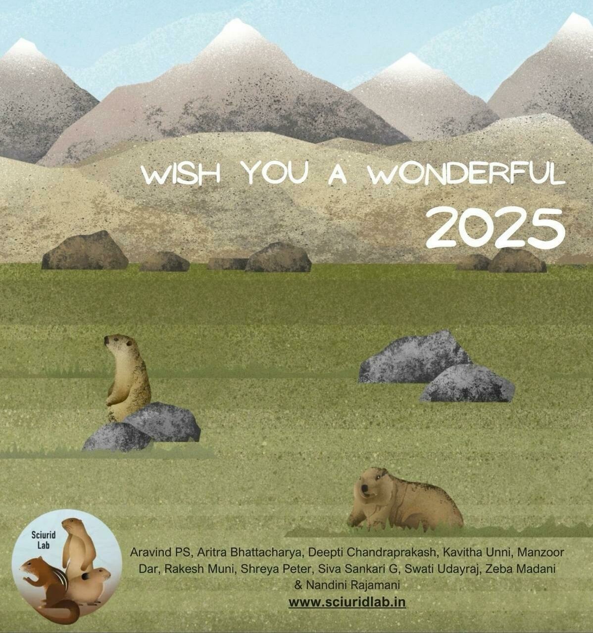 2025 Greetings Sciurid Lab