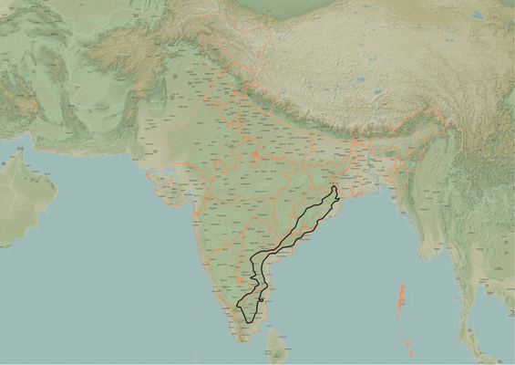 Eastern Ghats Boundary